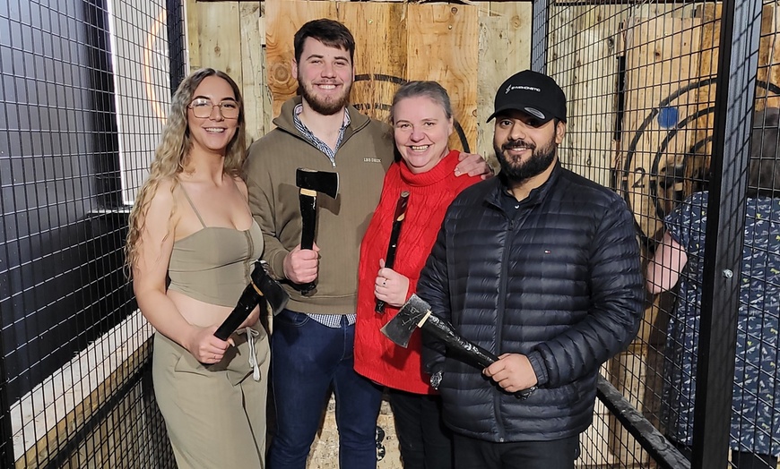 Image 3: Up to 30% Off on Axe Throwing at Axeology Axe Throwing