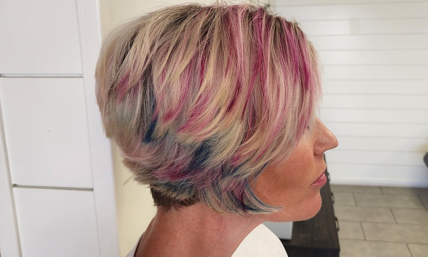 Image 5: Up to 55% Off on Salon - Hair Color / Highlights at Honey Strands Salon