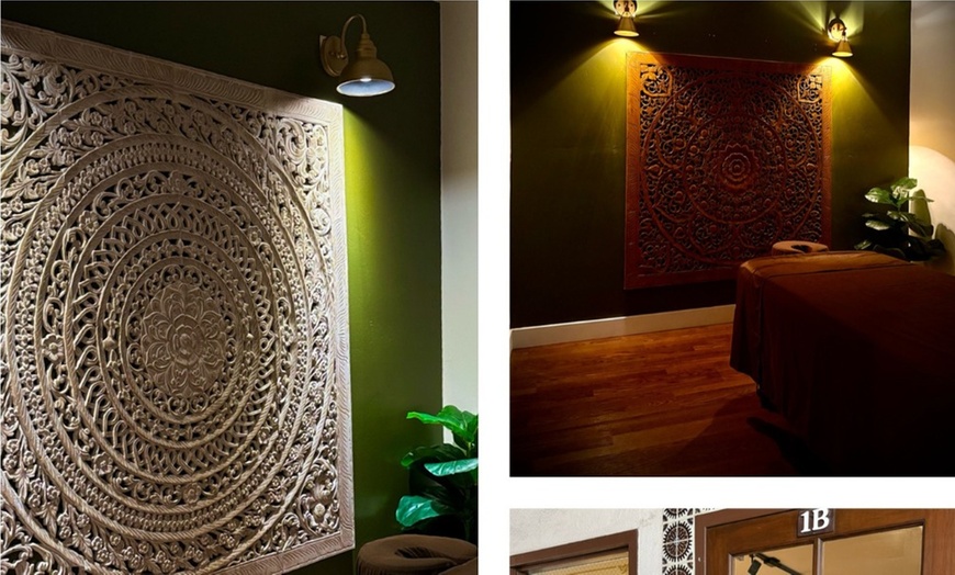 Image 2: One or Two 60-Min Premium Therapeutic Massages with Hot stone and More