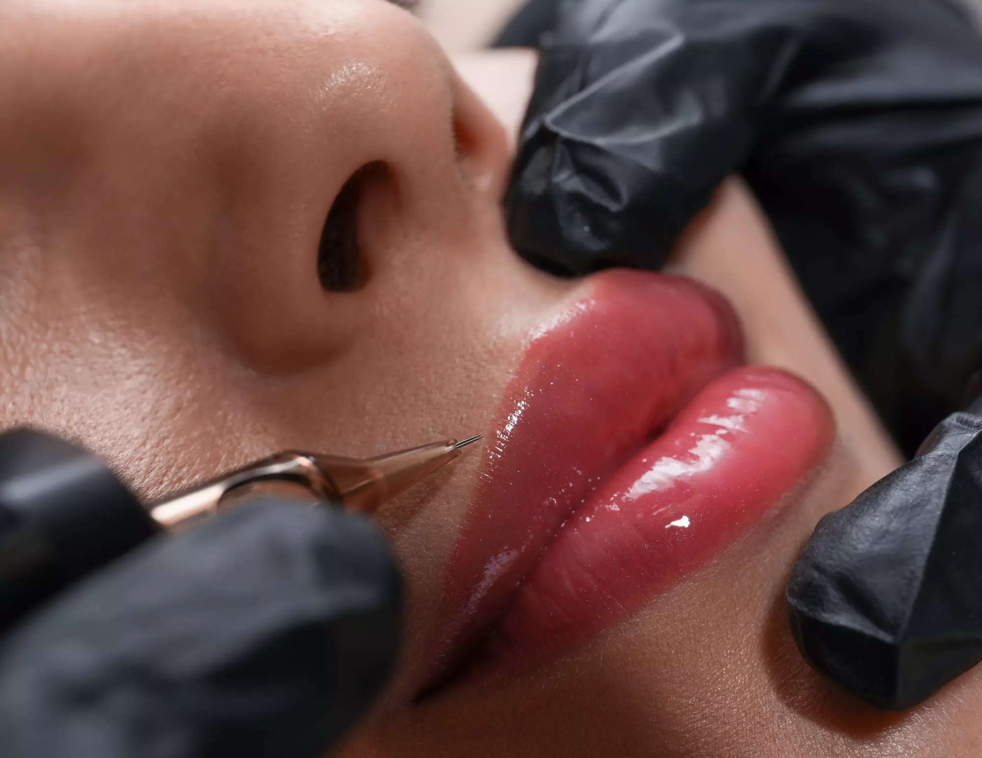 Touched By TK Face Studio offers lip blushing to enhance your lips' beauty, with results lasting years and up to 55% off. - Primary Image