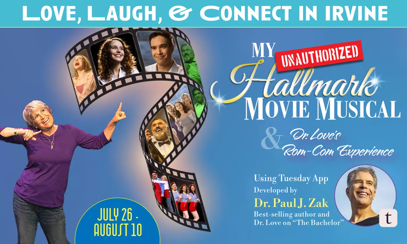 "My (unauthorized) Hallmark Movie Musical" at Irvine Theater Company on July 26 - August 3 - Primary Image