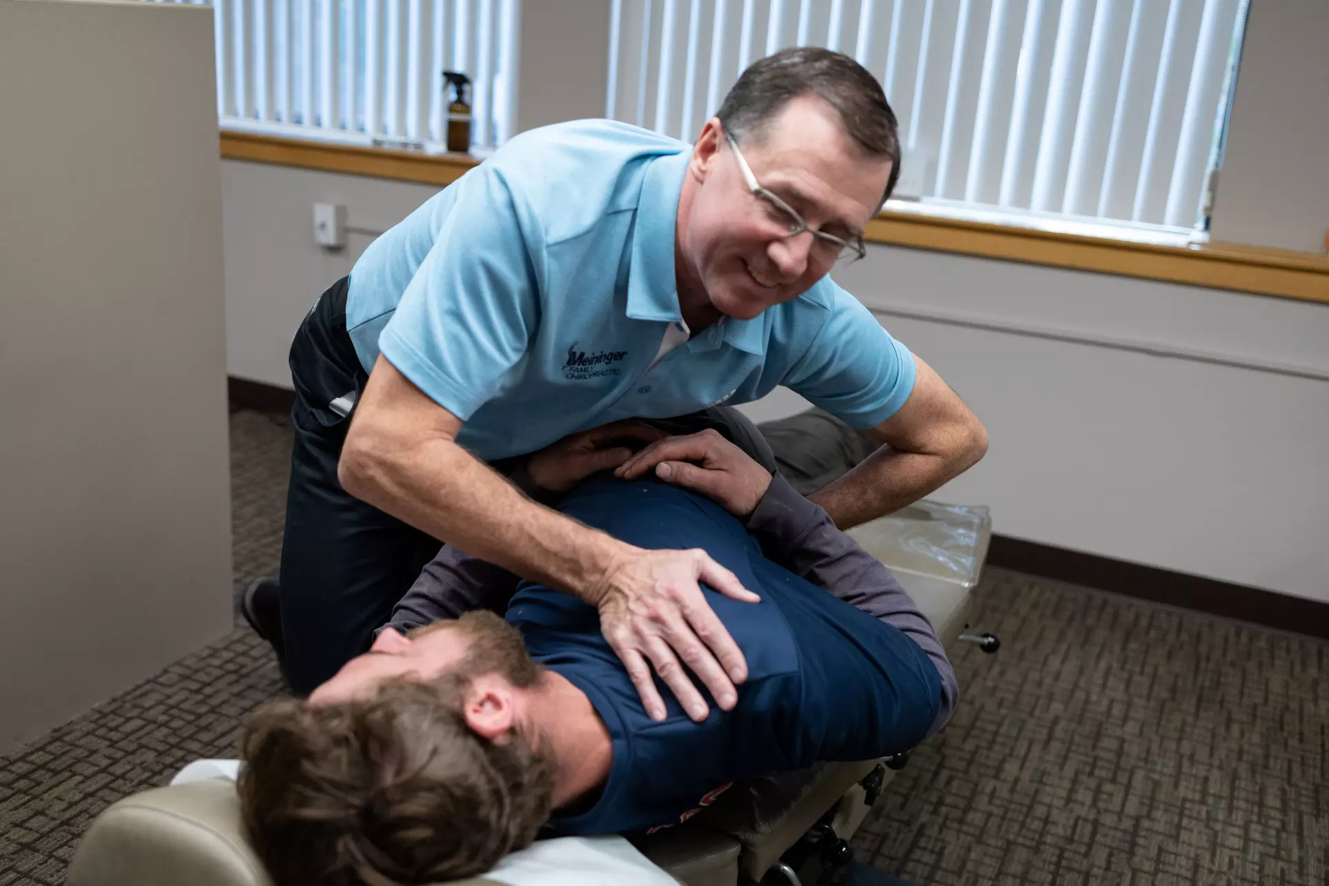Get a chiropractic exam, x-rays, and tailored adjustments at Meininger Family Chiropractic with up to 50% off. - Second Medium