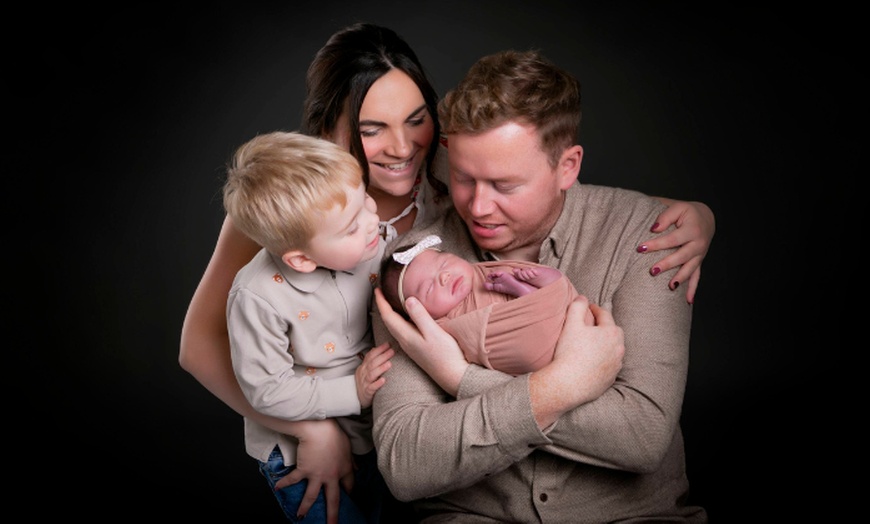 Image 6: Newborn, Bump or Bump to Baby Photoshoot with 9x7 Framed Images