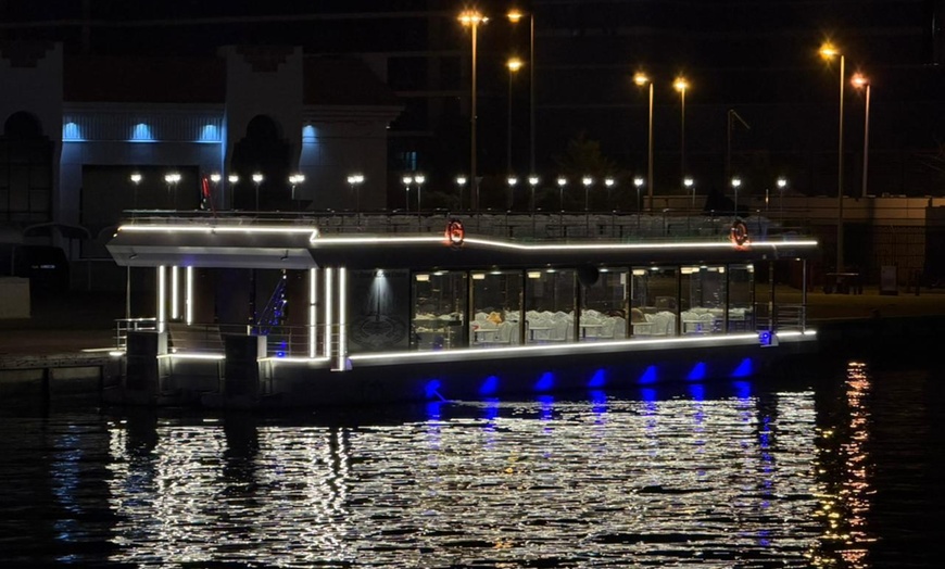 Image 2: 2-Hr VIP Marina Dhow Cruise with Dinner for 1, 2, 4 Adult, or 1 Child