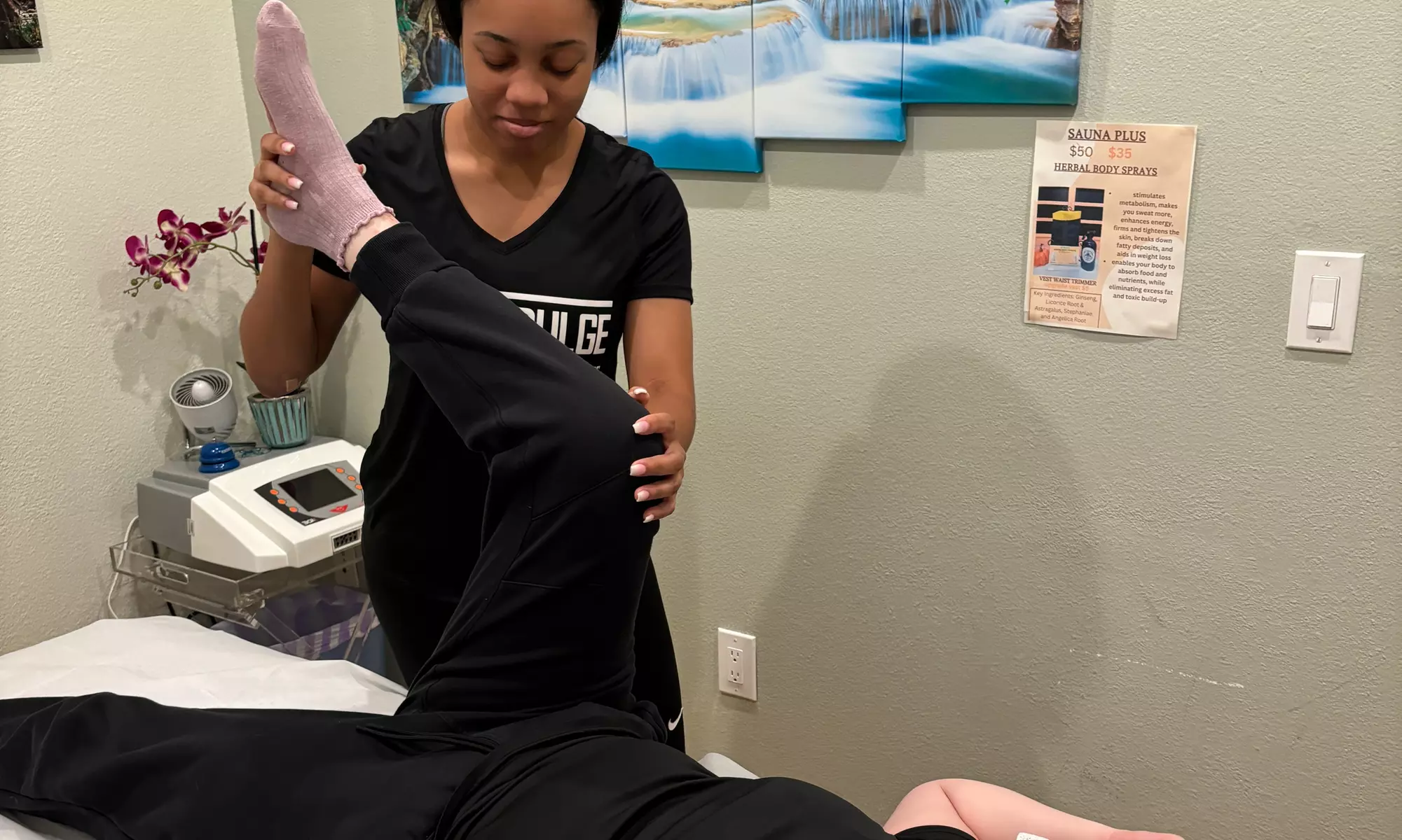 Experience stretch therapy with 40 or 70-minute sessions