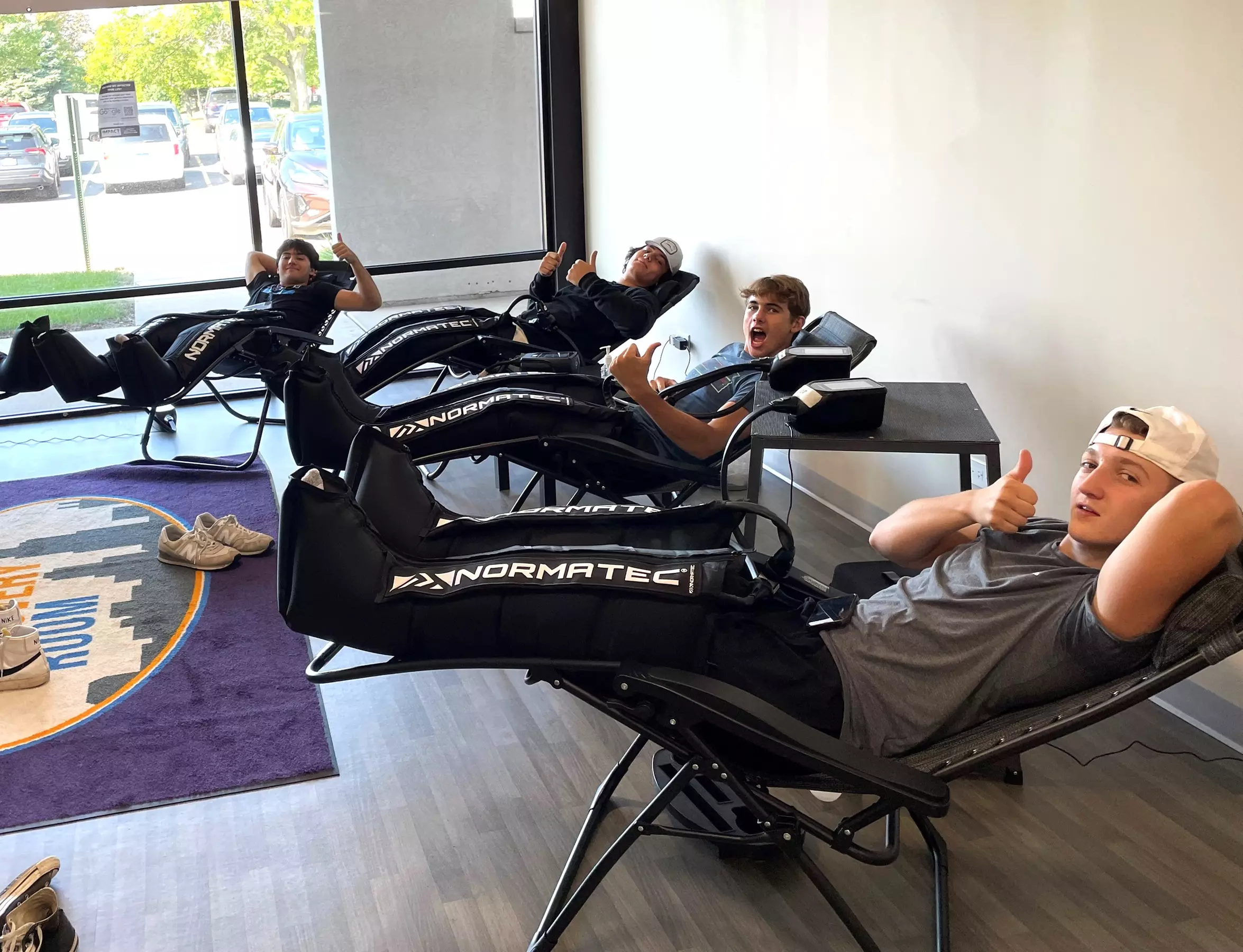 Revitalize with 2 or 3 Compression Boot Treatments