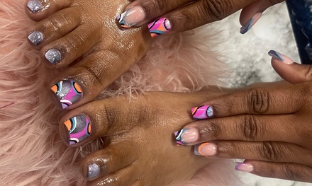 One Gel Manicure with Paraffin Treatment - Eison on the cake