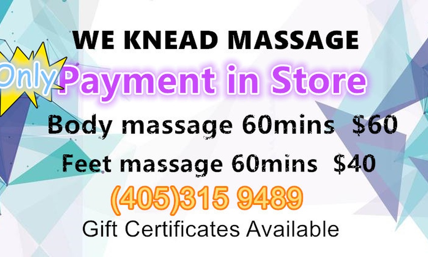 Image 1: Up to 30% Off on Deep Tissue Massage at We knead massage