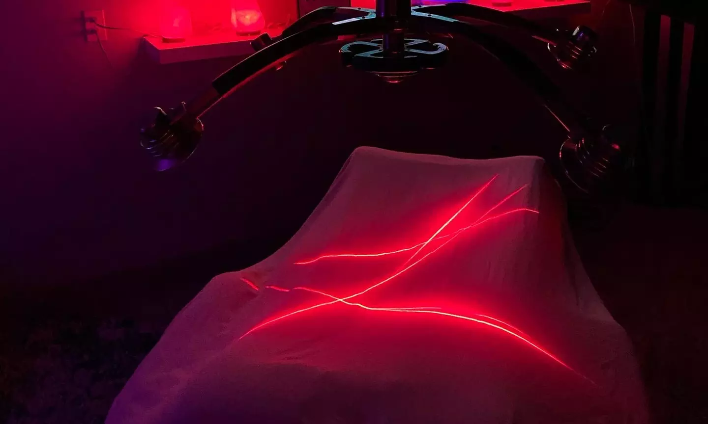 Relax with One, Two, or Three 40-Min Cold Red Laser Therapy Sessions