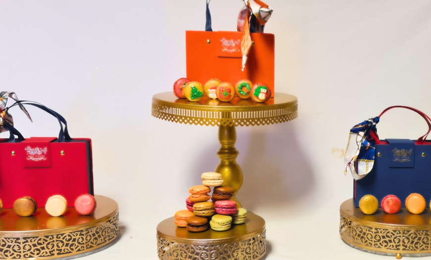 Image 6: Delight in Christmas Macaron or Exclusive Luxury Handbag Gift Box