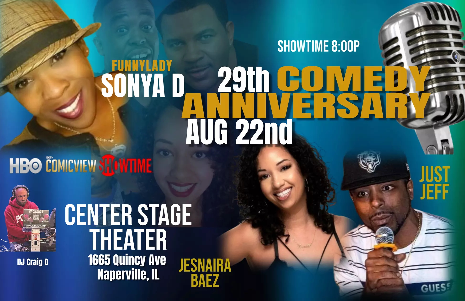 Date Night : Funnylady Sonya D 29th Comedy Anniversary on Aug 22, 2025 - Primary Image