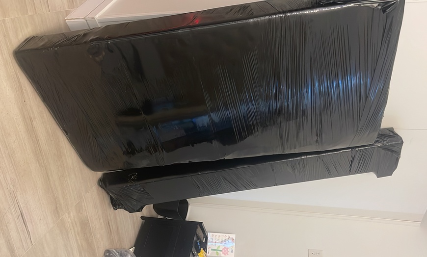 Image 3: Efficient Moving Services with Two Skilled Movers and Wrapping
