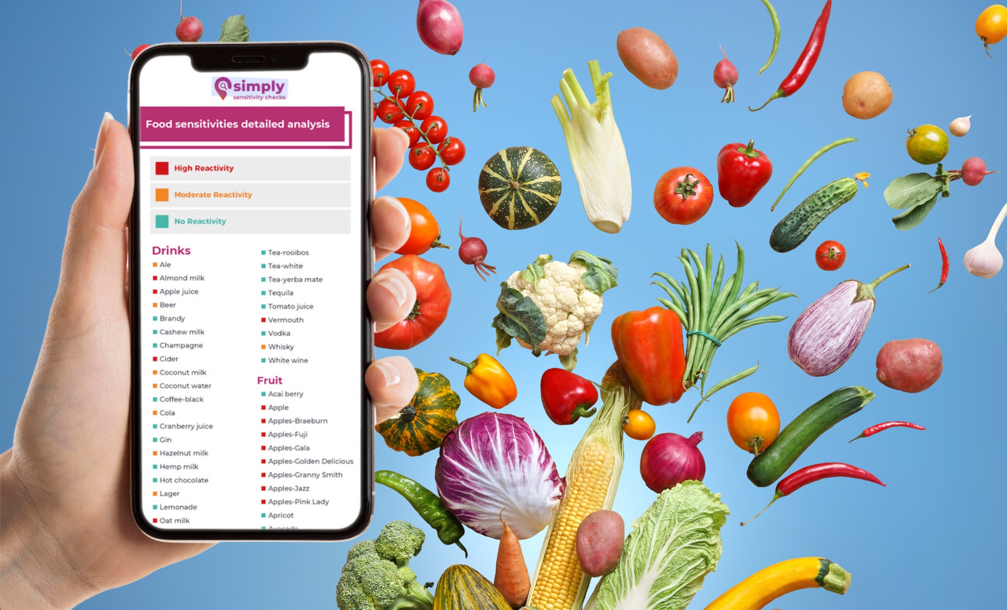 Food Sensitivity & Gut Health Test for Adults and Kids from Simply Sensitivity Checks
