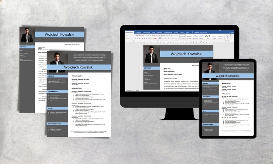 Image 2: Profesjonalny szablon CV i więcej w Virtual Business Łukasz Falkowski