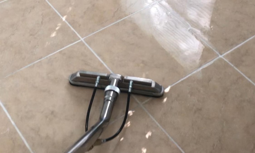 Image 1: Tile and Grout Cleaning for 400 Sq Ft with Eco-friendly Solutions