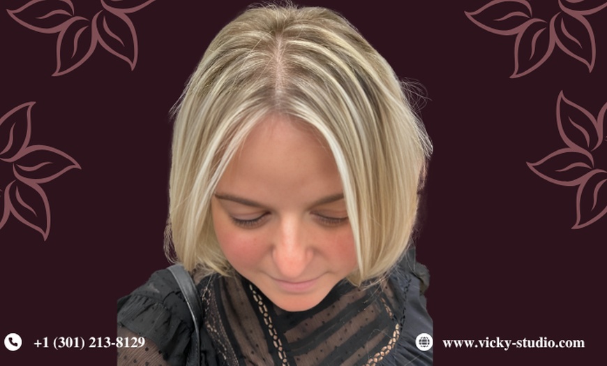 Image 5: Get Haircut with Partial/Full Highlights with Hair Mask and Blow Dry 