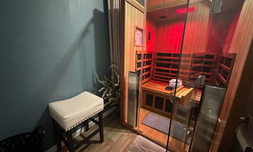 Image 1: Feel Revitalized with One or Three Infrared Sauna Sessiona