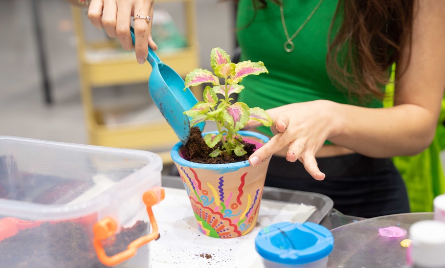 Image 6: Fun-filled Tote Bag Painting, Soap Making or Paint and Plant Workshop