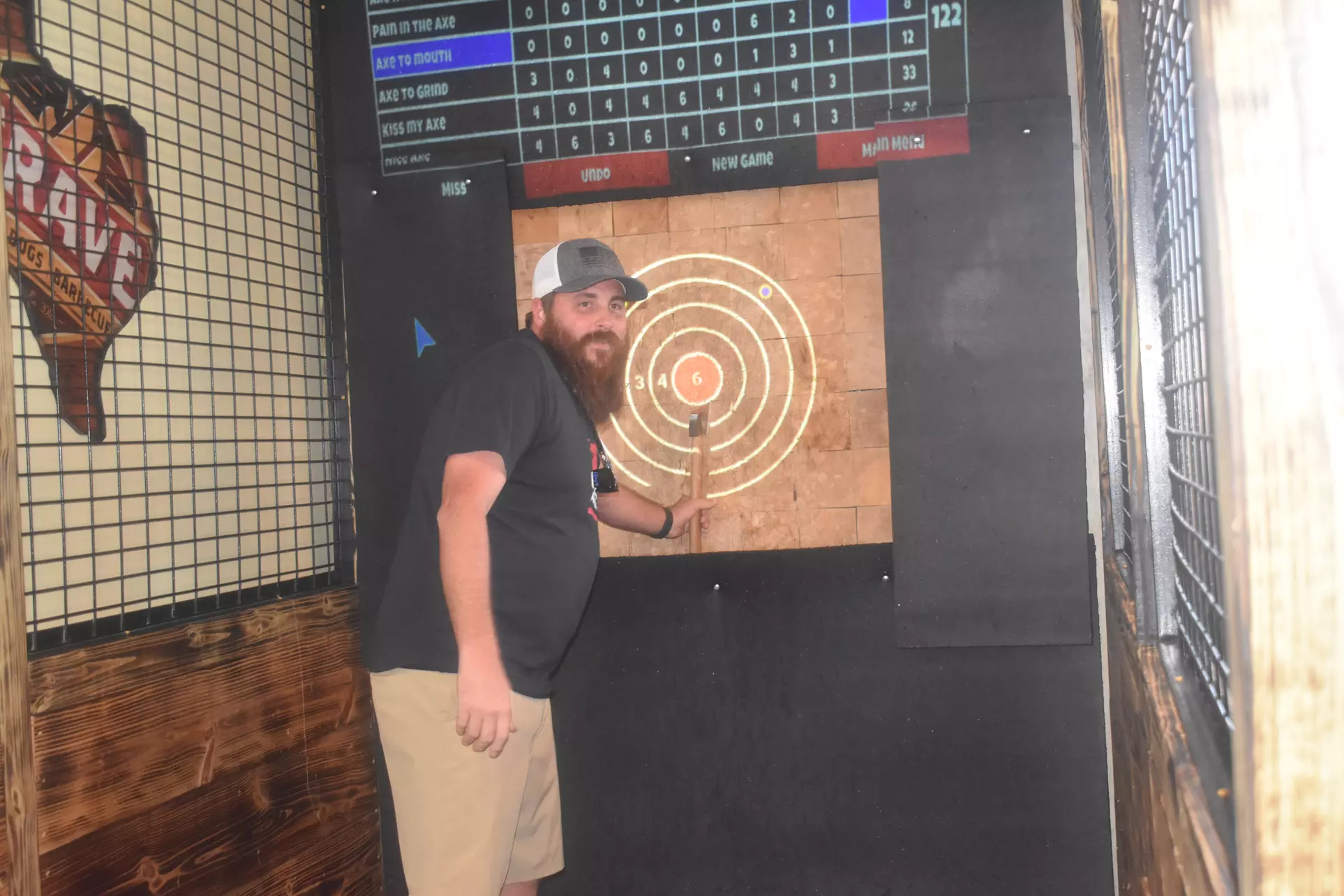 Feel the Thrill of Interactive Ax Throwing at Crave Hot Dogs and BBQ 