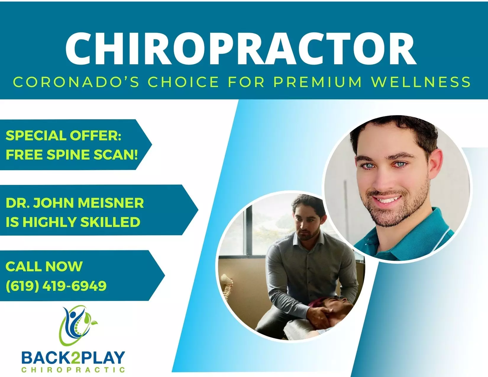 Up to 72% Off on Chiropractic Services at Back 2 Play Chiropractic - Primary Image