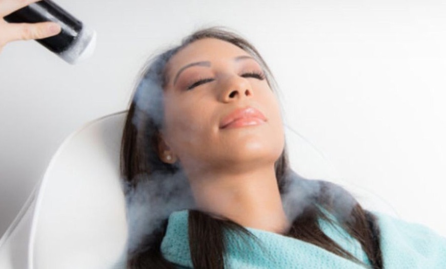 Image 2: Experience San Diego Cryotherapy's nitrogen mist cryo facials with up to 28% off for a refreshed, youthful glow