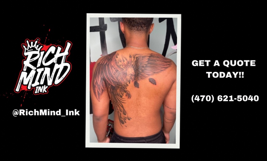 Image 4: Get Inked: Group of 4, 1 Or 3 Hours of Tattoo service w/ consultation