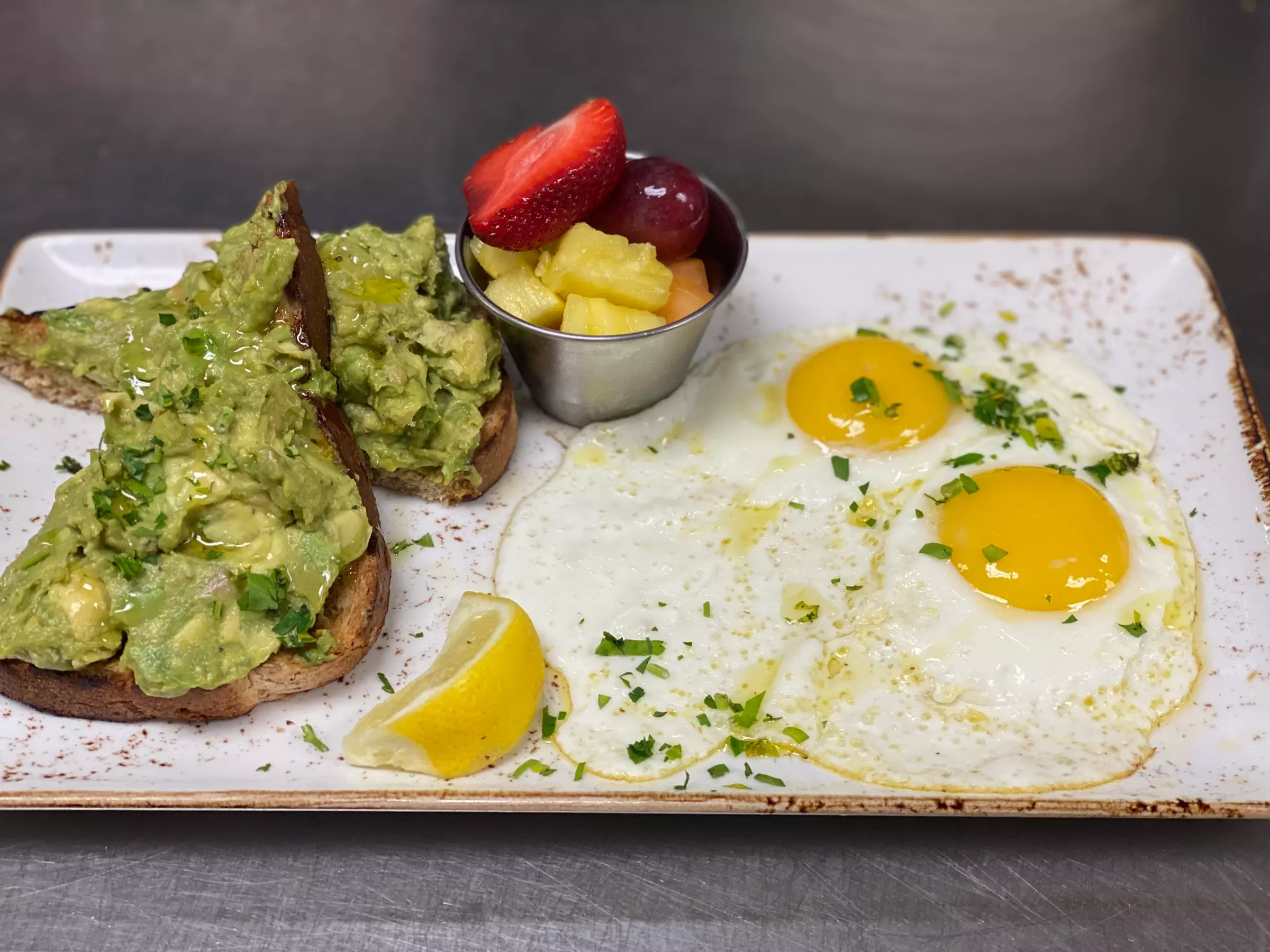 Healthy Food and Drink at First Bite Cafe (Up to 44% Off). Two Options Available. - Primary Image