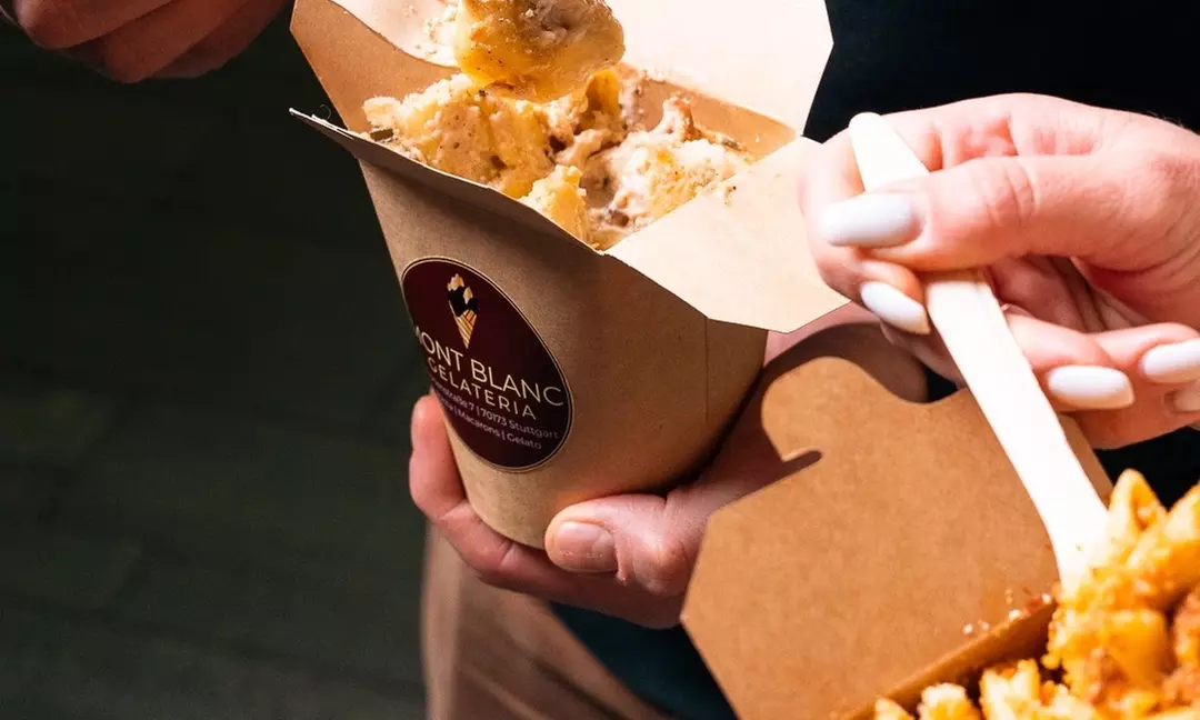 Bis zu 37% Rabatt auf Pasta bei Mont Blanc Gelateria
