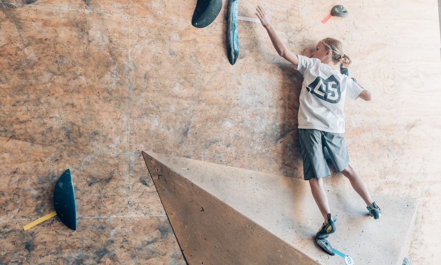 Image 1: One Week Indoor Climbing Fun for ages 6-12 with Gear Included