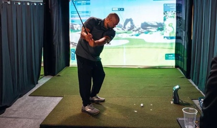 1 Hour Indoor Golf Simulator Play for up to 4 - Timber Ridge Golf Course