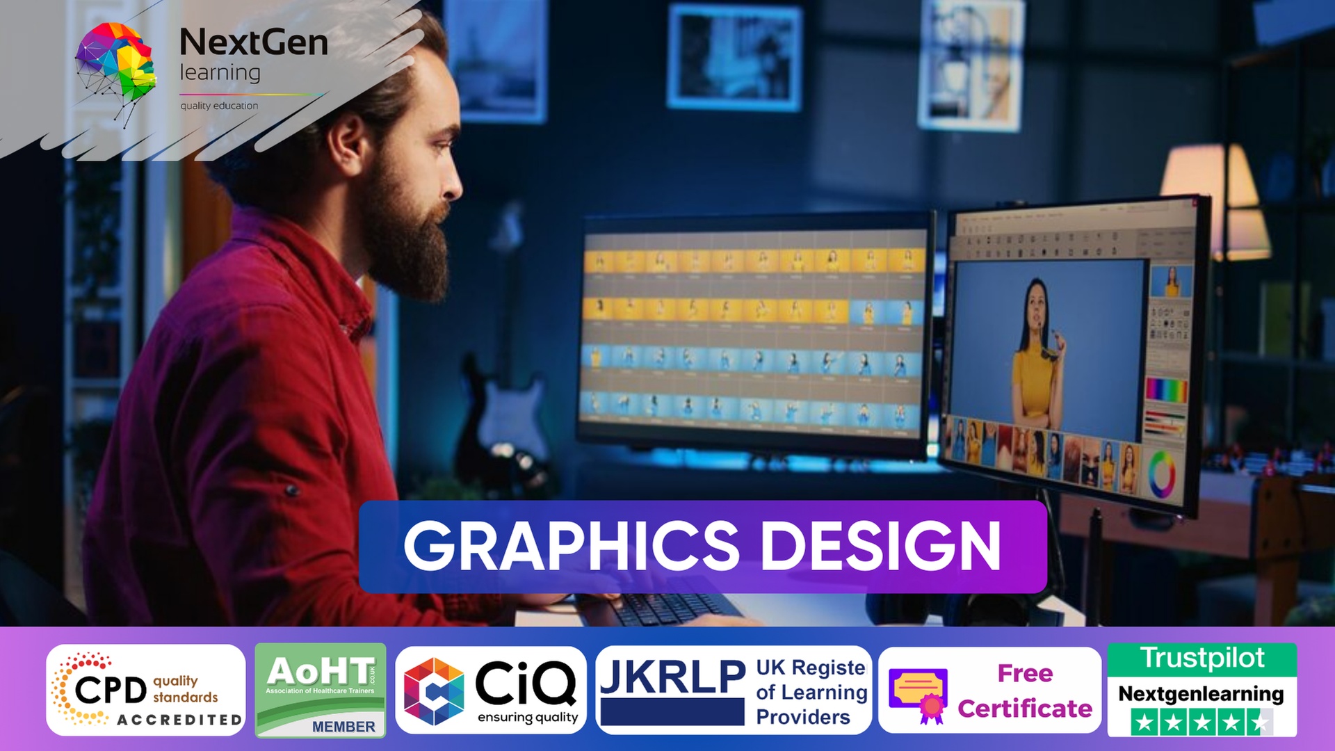 Graphics Design - Onine Course at NextGen Learning