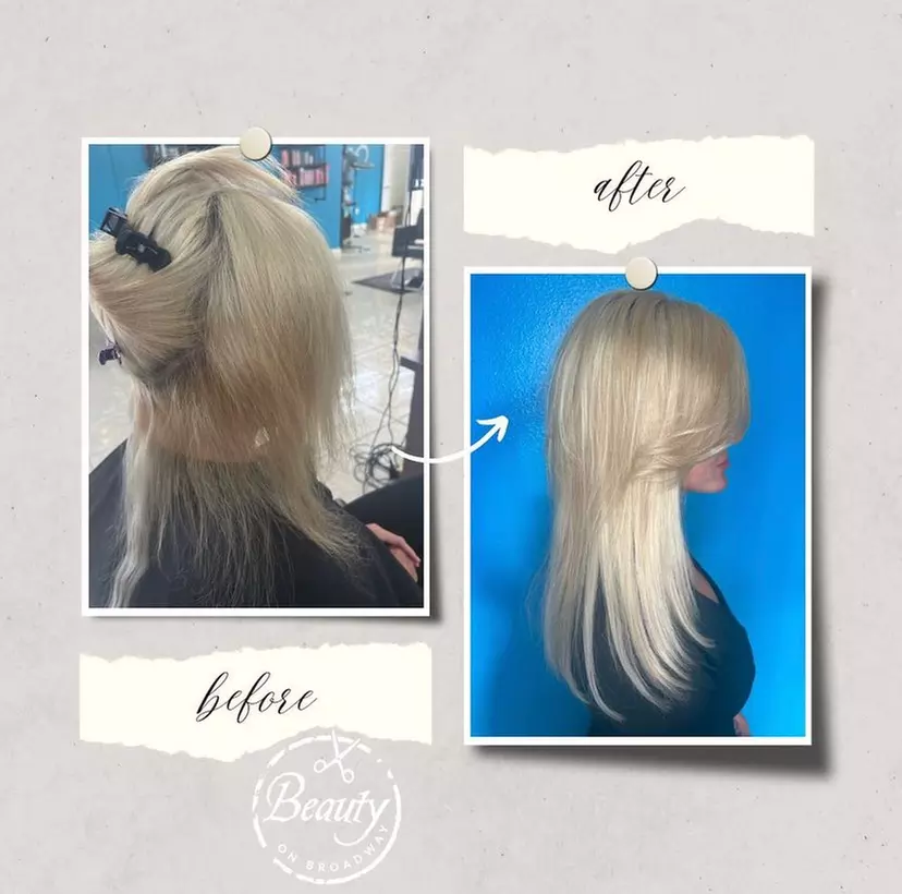 Beauty on Broadway Salon & Spa offers extensions with hand tied or I-tip options up to 28% off for a stylish transformation - Primary Image