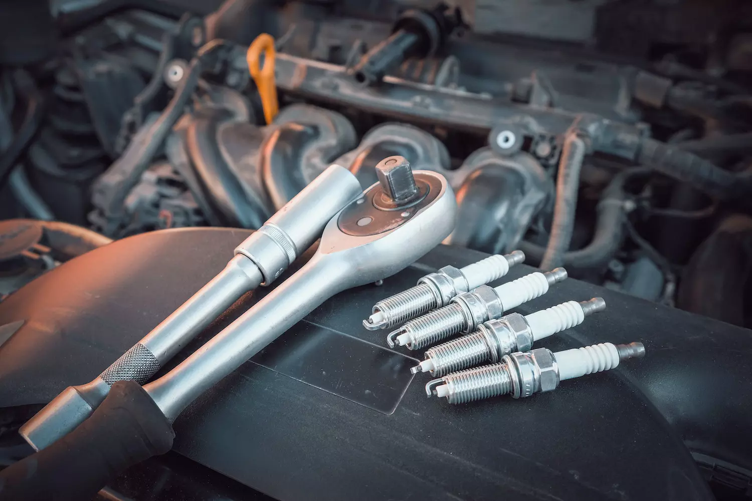 Up to 45% Off on Spark Plug Replacement at OC Brakes and Maintenance - Primary Image