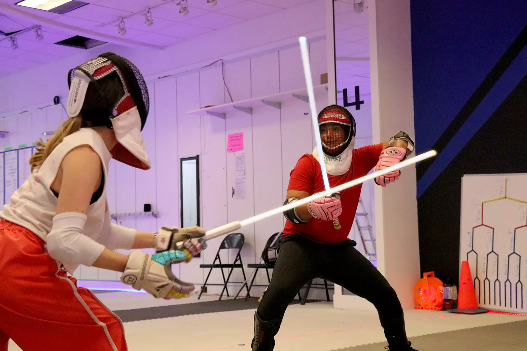 Competitive Lightsaber fencing & fitness class