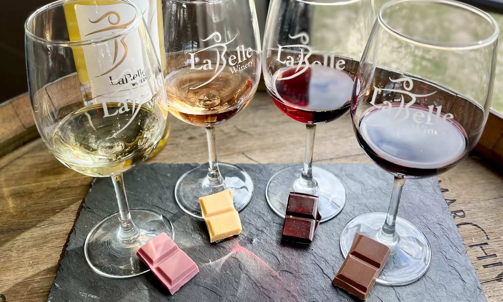 Up to 35% Off on Wine and Chocolate Tasting Experience at LaBelle Winery Amherst and Derry - Primary Image