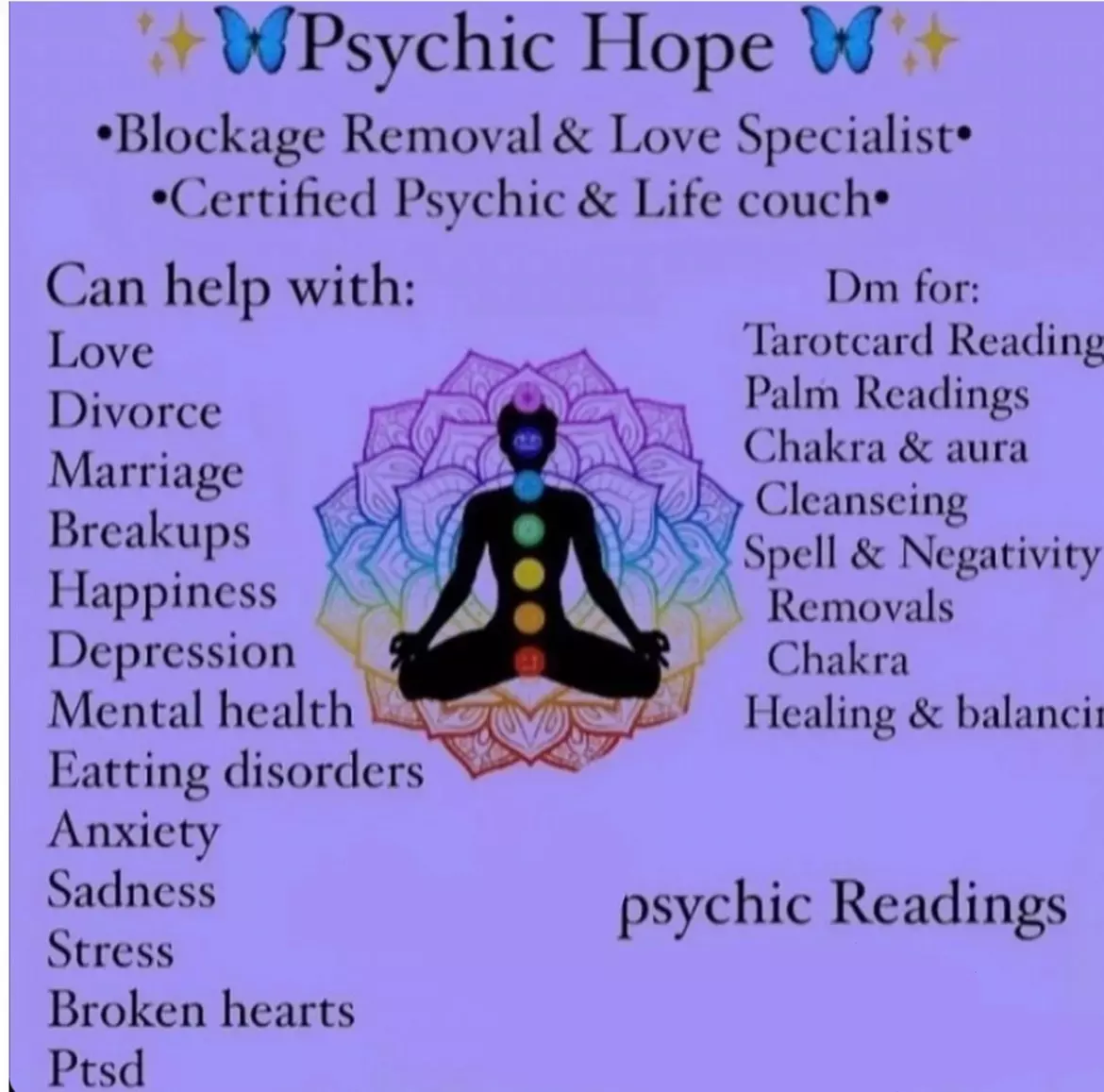 Discover Readings By Hope's Insightful Psychic, Tarot, & Palm Services up to 40% Off - Primary Image