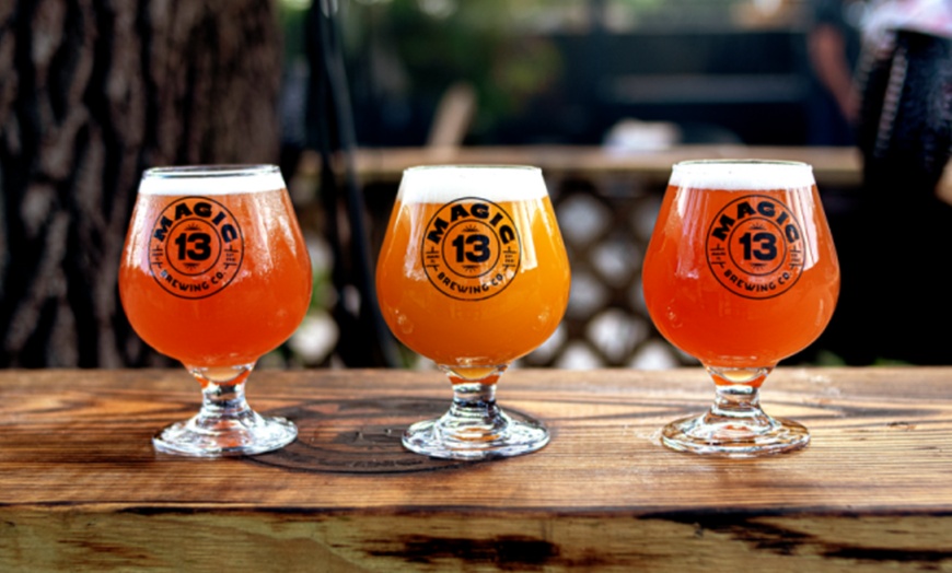 Image 8:  Craft Beer & Bites at Magic 13 Brewing Co. – Save on Taproom Favorites