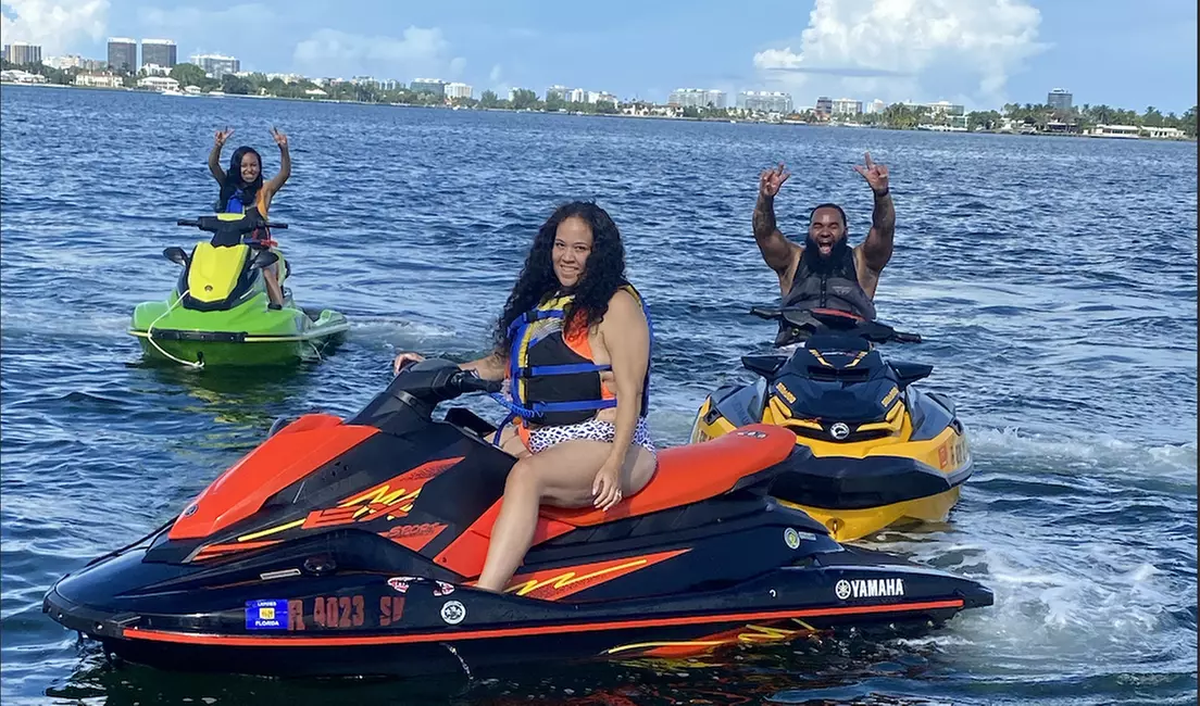 Miami Yacht Rental offers thrilling 1-hour jet ski adventures with safety gear included, up to 20% off - Primary Image