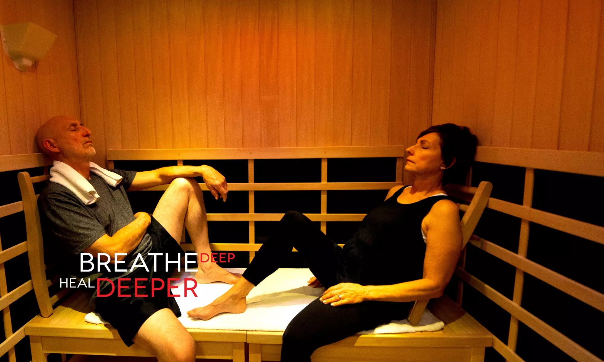 Unwind with HaloHeat Sauna Studios' Salt + Sauna Sessions, offering up to 45% off your choice of one or three sessions - Primary Image