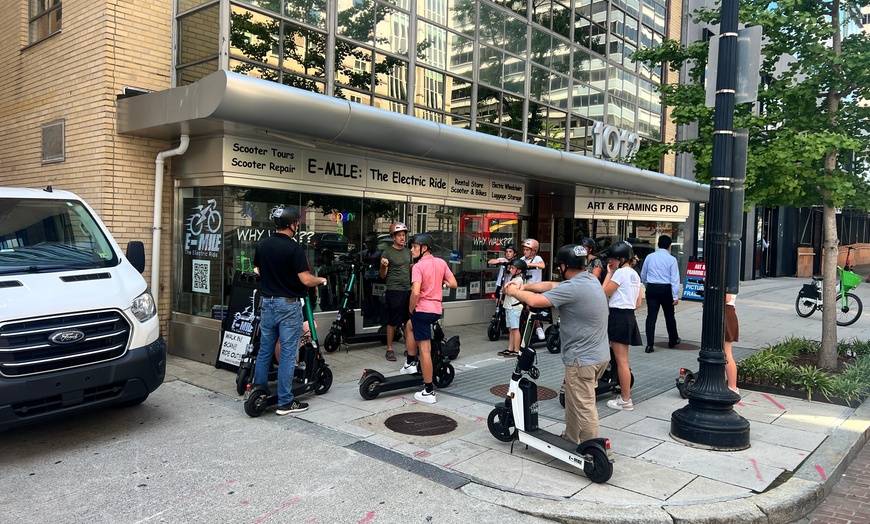 Image 3: Party of 4 Electric Scooter Rentals