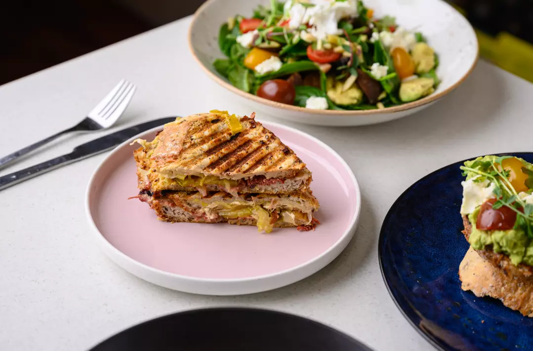 Satisfying Burger with Chips for One with Optional Drink for Two