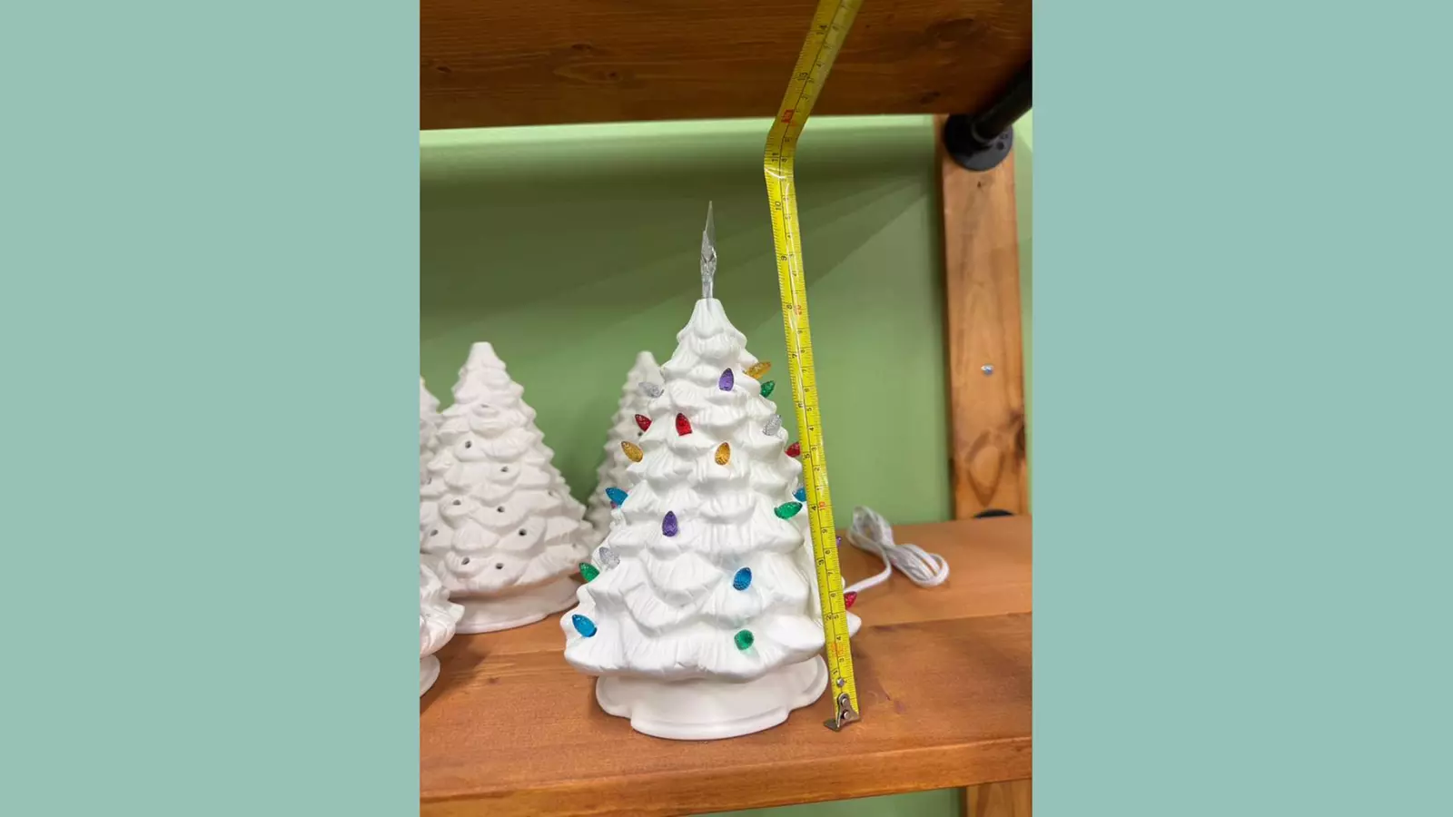 Craft and Paint Your Own Christmas Tree with Light Kit or Menorah