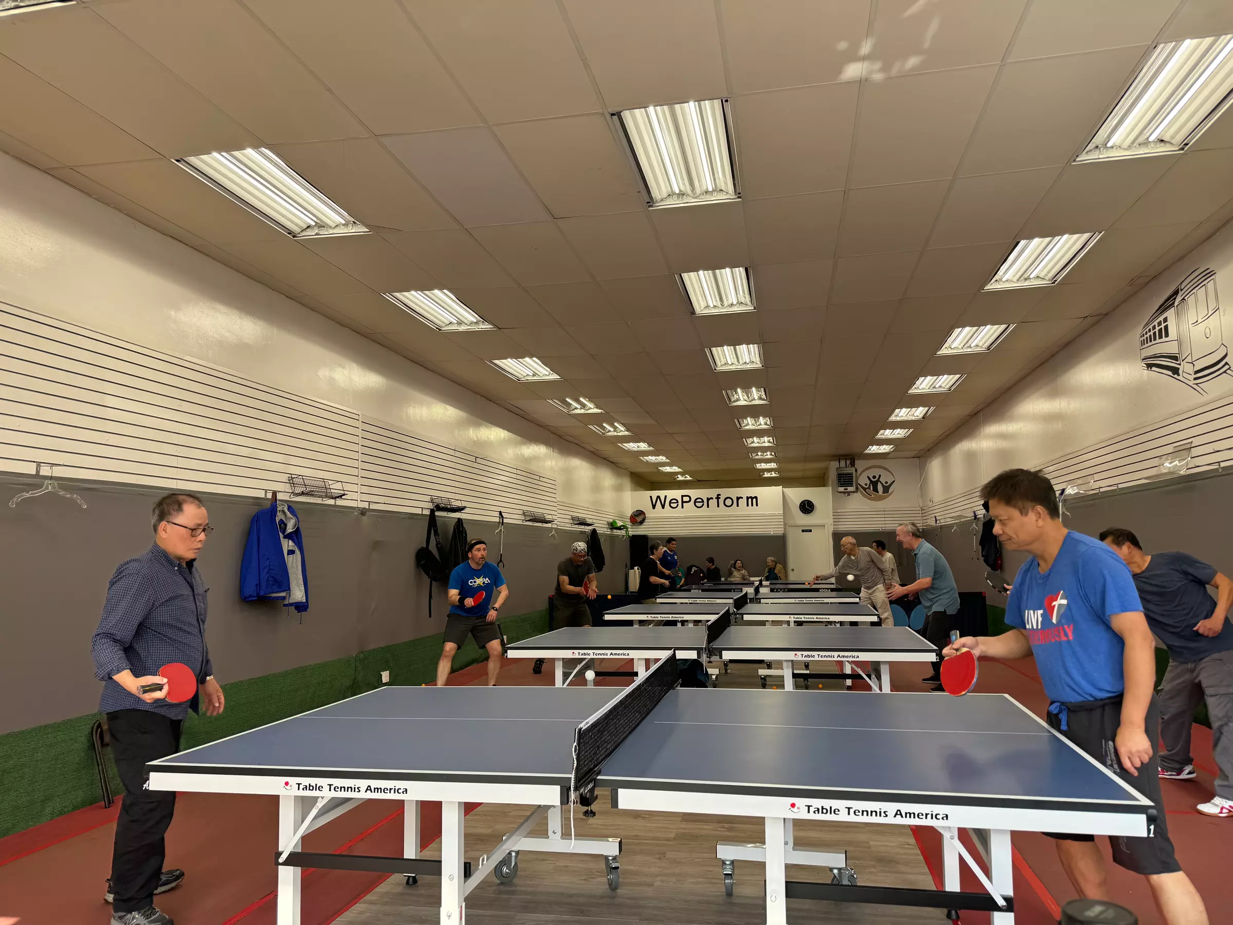 Experience WePerform's Day Pass for Two Players with up to 20% off, enjoy some friendly ping pong action in El Cerrito.