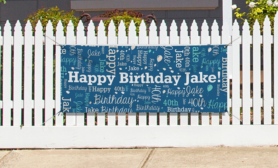 Personalize Your Birthday with a Custom Canvas Banner