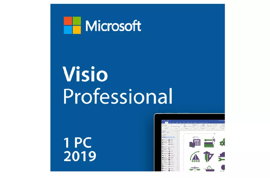 90% Off on Interior Decorator / Designer at Microsoft Visio 2019 Pro License for Windows PC Lifetime Activation - Primary Image