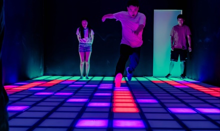 One Person: 30 Minutes of Interactive Floor Grid Gaming