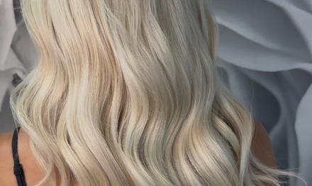 One Row of IBE Hair Extensions Install or Move-Up with Haircut and Style - Giovannis West Salon