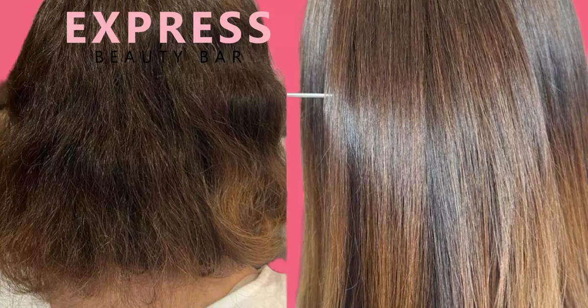 Up to 60% Off on Salon - Keratin Treatment at Express Beauty Bar - Second Medium