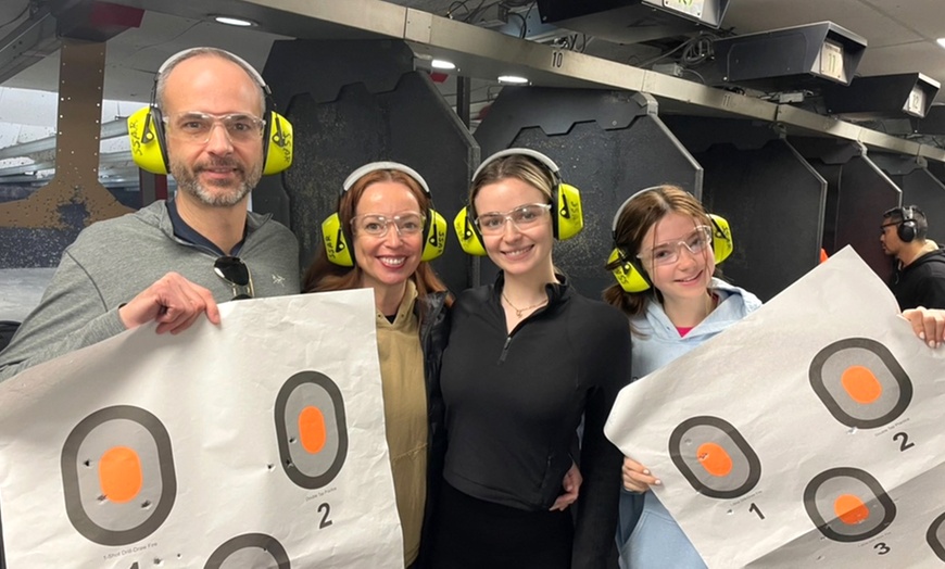 Image 4: Expert-Guided Indoor Range: Groupon Pricing Options for 4 or 6 People