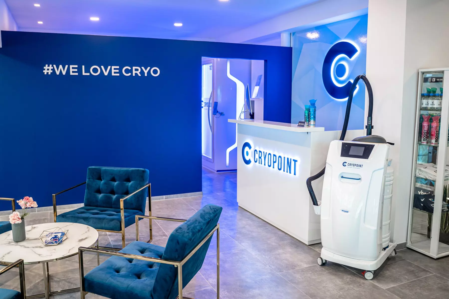 Kältekammer-Behandlung